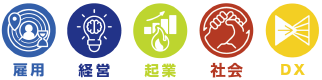 雇用・経営・起業・社会・DX